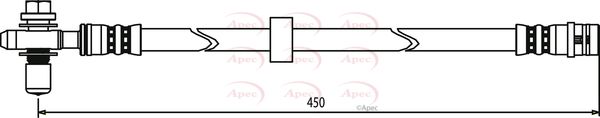 Apec HOS3152 Brake Hose - 1