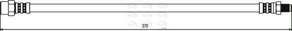 Apec HOS3158 Brake Hose - 1