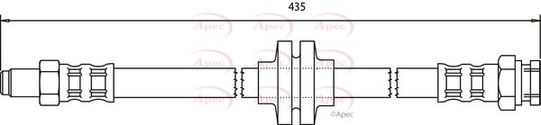 Apec HOS3177 Brake Hose - 1