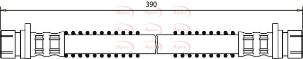 Apec HOS3180 Brake Hose - 1