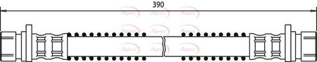 Apec HOS3180 Brake Hose - 1