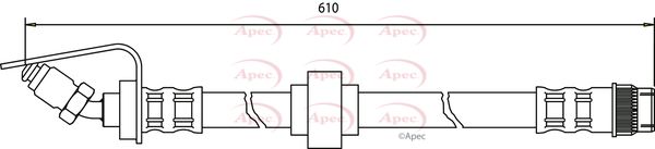 Apec HOS3181 Brake Hose - 1