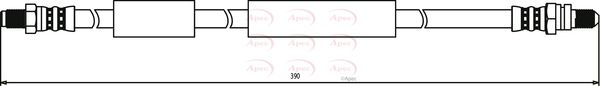 Apec HOS3193 Brake Hose - 1