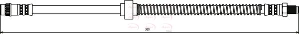 Apec HOS3195 Brake Hose - 1