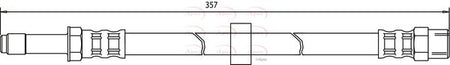 Apec HOS3196 Brake Hose - 1