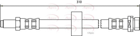 Apec HOS3202 Brake Hose - 1