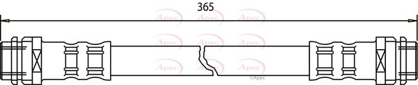 Apec HOS3211 Brake Hose - 1