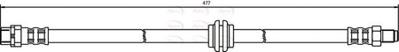 Apec HOS3215 Brake Hose - 1