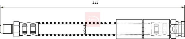 Apec HOS3230 Brake Hose - 1