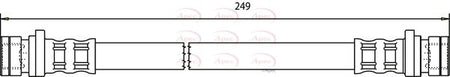 Apec HOS3232 Brake Hose - 1