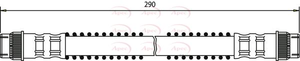 Apec HOS3233 Brake Hose - 1