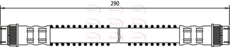 Apec HOS3233 Brake Hose - 1