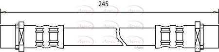 Apec HOS3238 Brake Hose - 1
