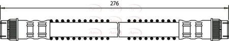 Apec HOS3242 Brake Hose - 1