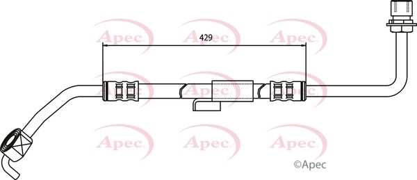 Apec HOS3246 Brake Hose - 1
