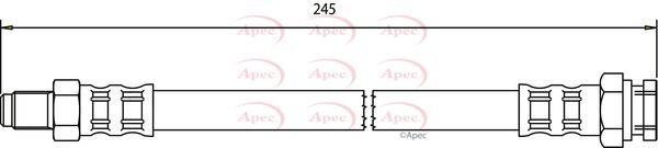 Apec HOS3258 Brake Hose - 1