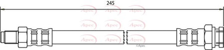 Apec HOS3258 Brake Hose - 1