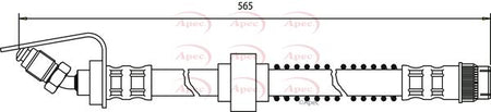 Apec HOS3260 Brake Hose - 1