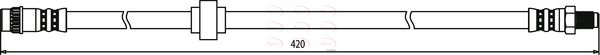 Apec HOS3261 Brake Hose - 1