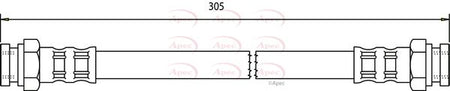 Apec HOS3263 Brake Hose - 1