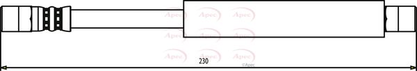 Apec HOS3269 Brake Hose - 1