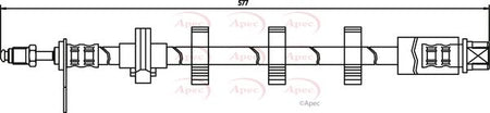 Apec HOS3275 Brake Hose - 1