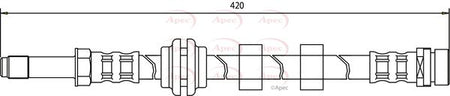 Apec HOS3277 Brake Hose - 1