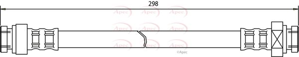 Apec HOS3281 Brake Hose - 1