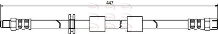 Apec HOS3282 Brake Hose - 1