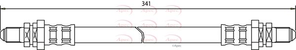 Apec HOS3285 Brake Hose - 1