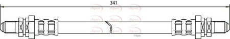 Apec HOS3285 Brake Hose - 1
