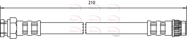 Apec HOS3302 Brake Hose - 1