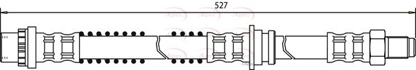 Apec HOS3305 Brake Hose - 1