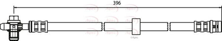 Apec HOS3318 Brake Hose - 1