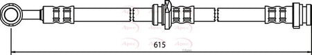 Apec HOS3326 Brake Hose - 1