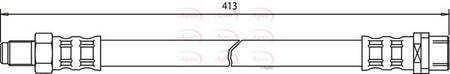 Apec HOS3331 Brake Hose - 1