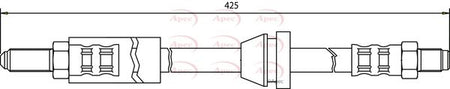 Apec HOS3338 Brake Hose - 1