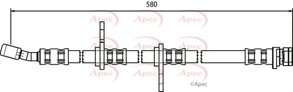 Apec HOS3339 Brake Hose - 1