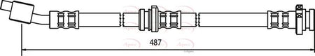 Apec HOS3343 Brake Hose - 1