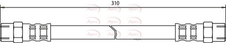 Apec HOS3359 Brake Hose - 1