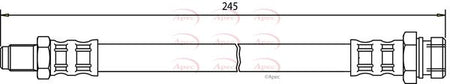 Apec HOS3361 Brake Hose - 1