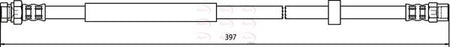 Apec HOS3363 Brake Hose - 1