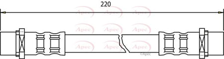 Apec HOS3365 Brake Hose - 1