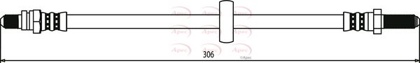 Apec HOS3366 Brake Hose - 1