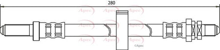 Apec HOS3367 Brake Hose - 1