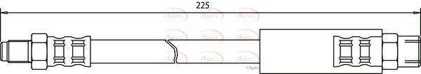 Apec HOS3370 Brake Hose - 1