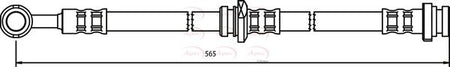 Apec HOS3372 Brake Hose - 1