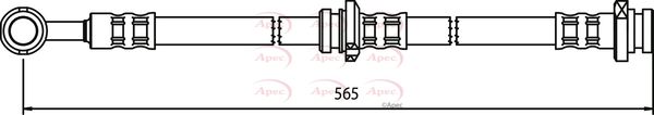 Apec HOS3373 Brake Hose - 1