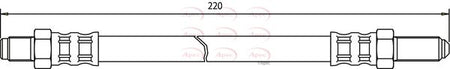 Apec HOS3374 Brake Hose - 1