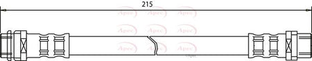 Apec HOS3379 Brake Hose - 1